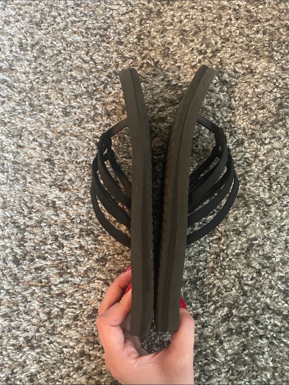 Sanuk Yoga Matt Black Women’s Sandals - Picture 6 of 7